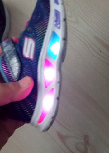skechers ışıklı kız çocuk ayakkabı - Görsel 5