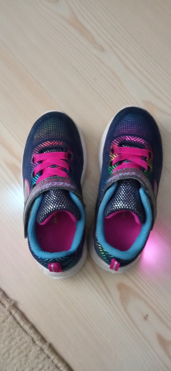 skechers ışıklı kız çocuk ayakkabı - Görsel 4