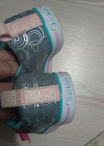 skechers ışıklı kız çocuk ayakkabı - Görsel 6