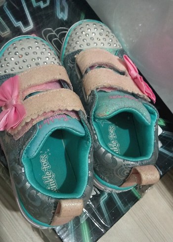 skechers ışıklı kız çocuk ayakkabı - Görsel 5
