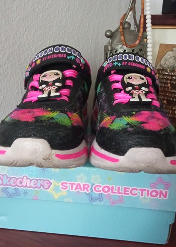 skechers kız çocuk ayakkabı - Görsel 4