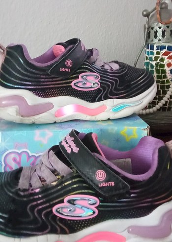 skechers ışıklı kız çocuk ayakkabı - Görsel 2