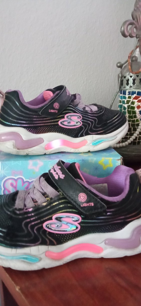 skechers ışıklı kız çocuk ayakkabı - Görsel 2