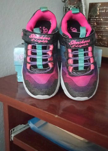 skechers ışıklı kız çocuk ayakkabı - Görsel 6