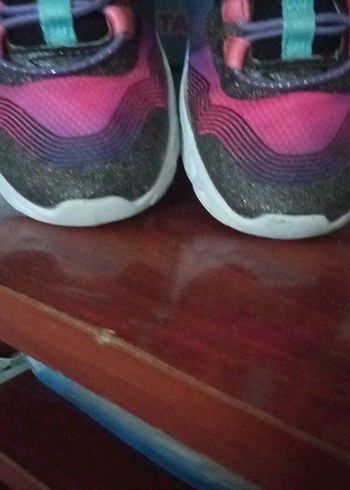 skechers ışıklı kız çocuk ayakkabı - Görsel 4