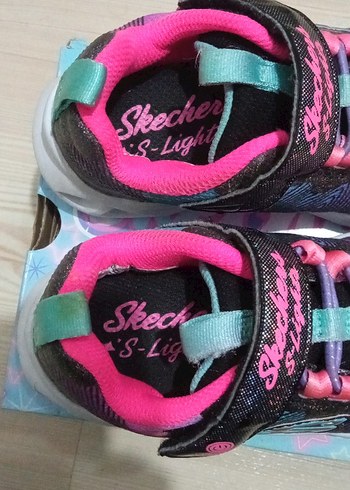 skechers ışıklı kız çocuk ayakkabı - Görsel 7