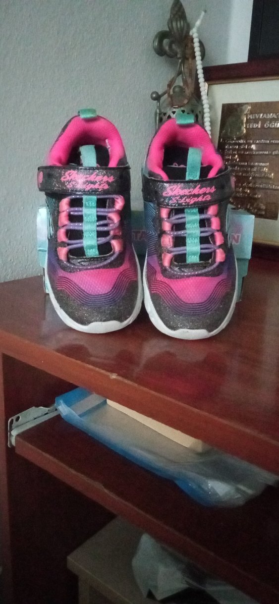 skechers ışıklı kız çocuk ayakkabı - Görsel 5