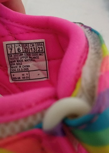 23 nu skechers ışıklı kız çocuk sandalet - Görsel 8