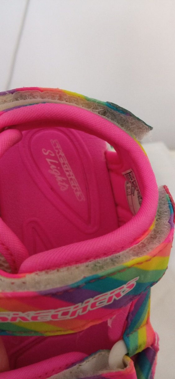 23 nu skechers ışıklı kız çocuk sandalet - Görsel 5