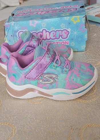 skechers ışıklı kız bebek ayakkabı - Görsel 8