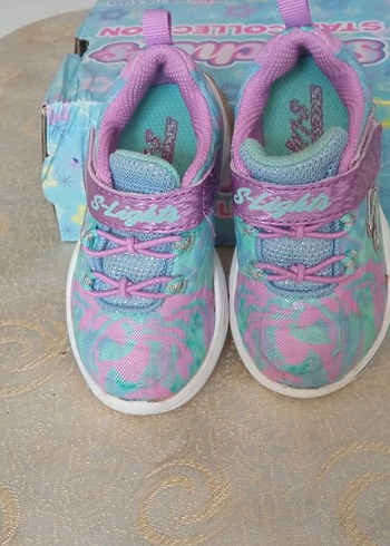 skechers ışıklı kız bebek ayakkabı - Görsel 9