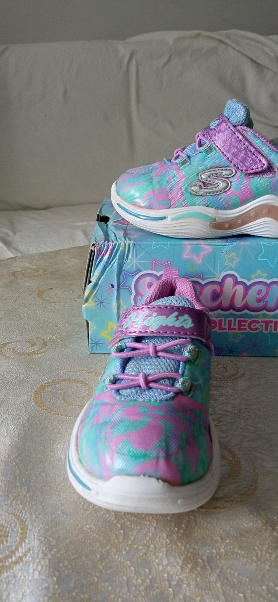 skechers ışıklı kız bebek ayakkabı - Görsel 2