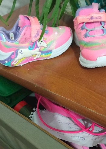 skechers ışıklı kız çocuk ayakkabı - Görsel 5