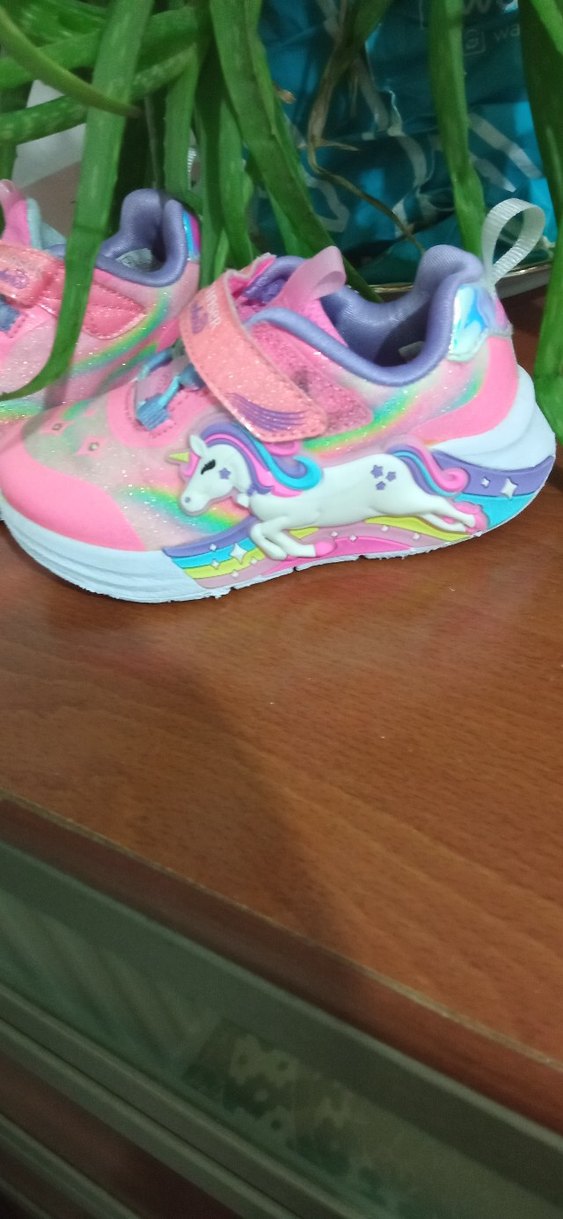 skechers ışıklı kız çocuk ayakkabı - Görsel 4