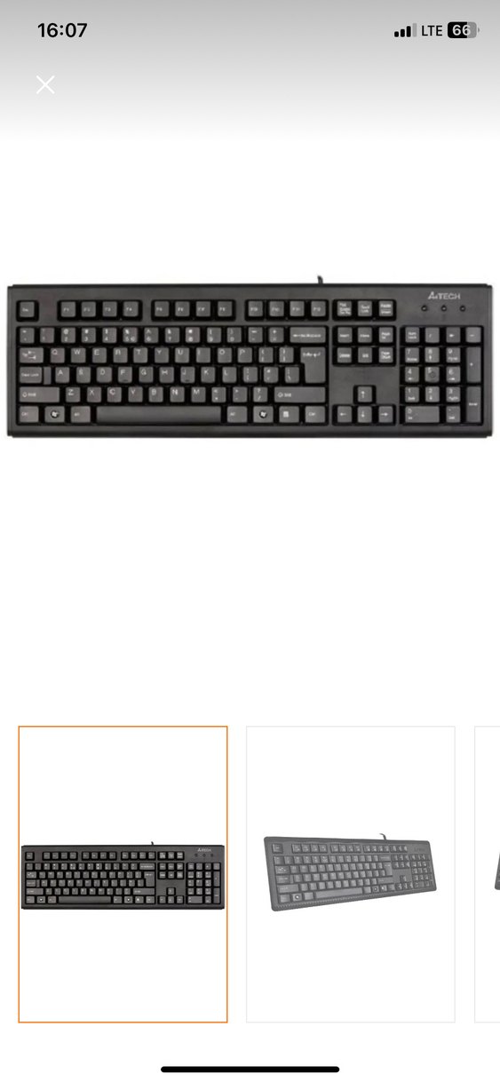 Siyah Kablolu Klavye - Görsel 2