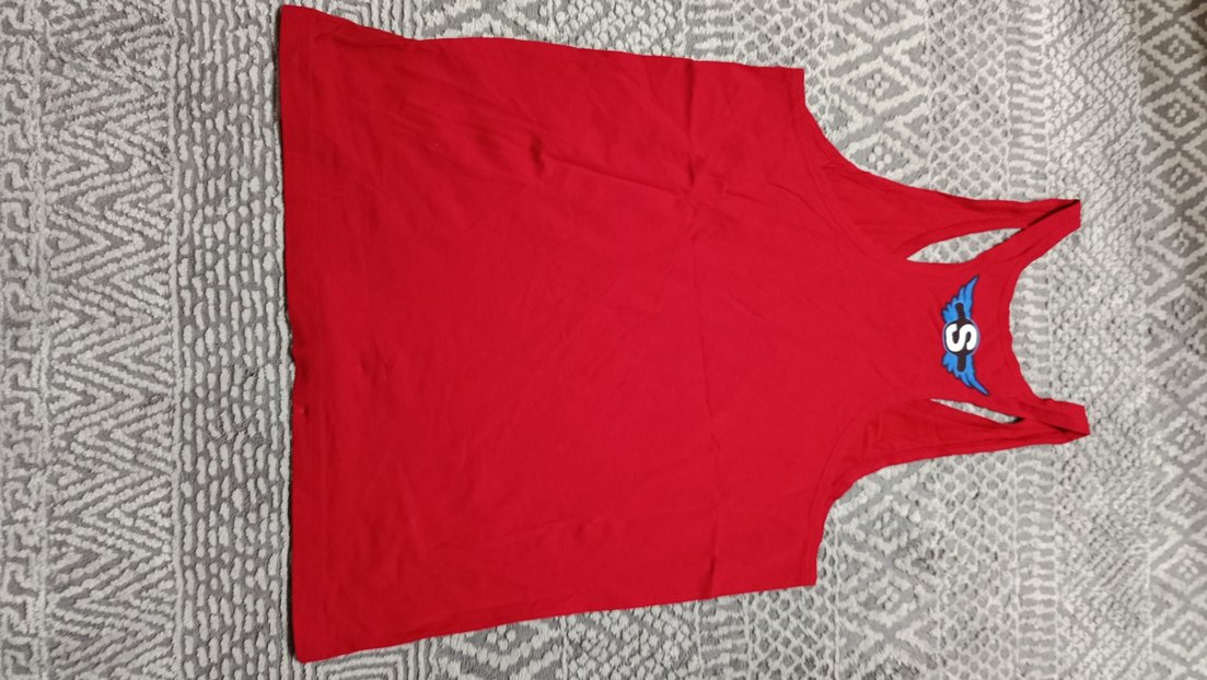 Kırmızı Baskılı atlet - Görsel 2