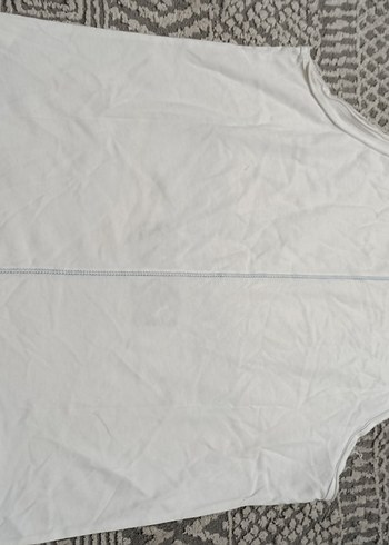 Beyaz Baskılı  Atlet - Görsel 2