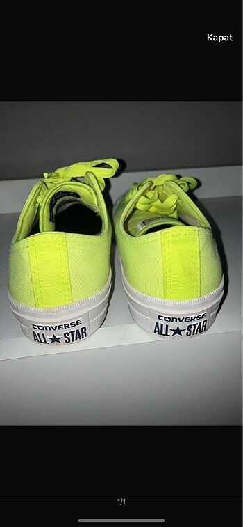 37,5 Beden sarı Renk converse