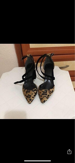 Leopar desen ayakkabı
