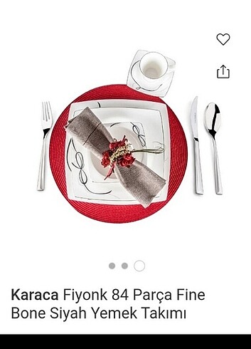 Karaca yemek takımı 