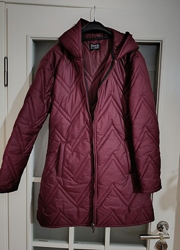 xl Beden Bordo şişme mont