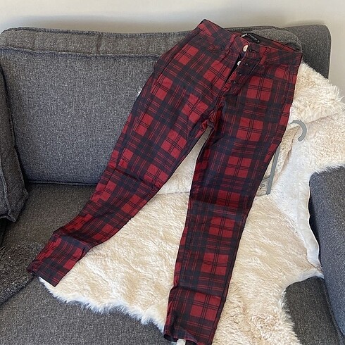 Zara mumlu pantolon