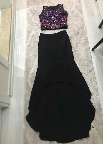 Kadın Çok Renkli Payetli ikili takım - Görsel 4