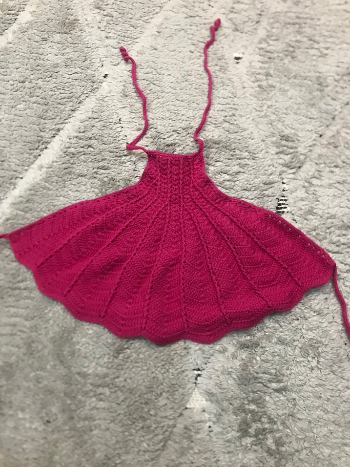 önü istiridye model arkası sadece ip bağlama detaylı büstüyer - Görsel 2