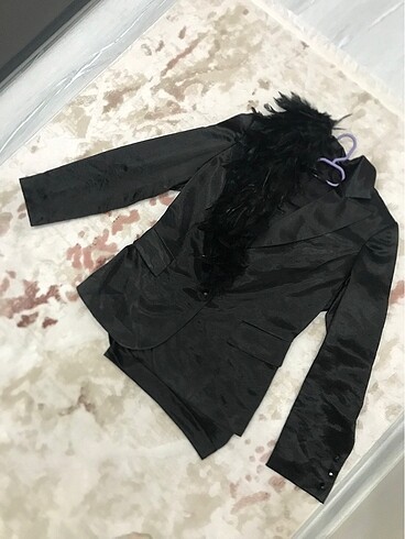 Diğer Pantolon blazer ceket takımı saten