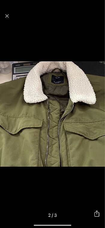bershka yunlu kaban