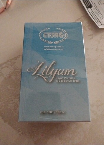 Lilyum parfüm ersağ