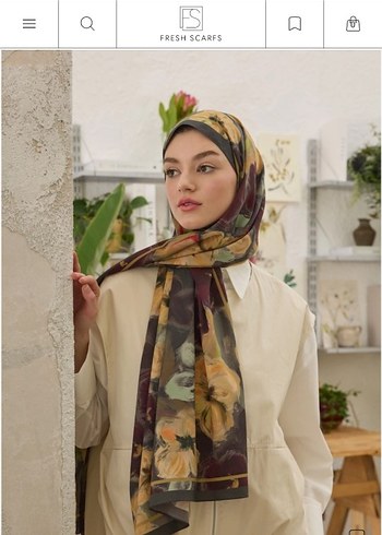 Fresh scarfs desenli şal