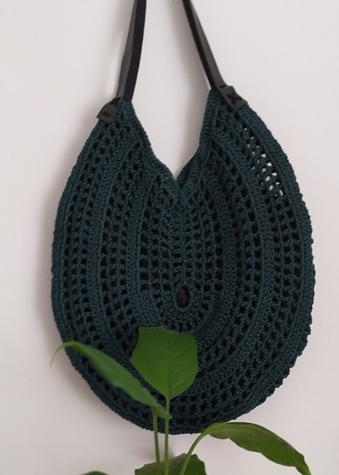 Haki yeşil harika bir çanta - Görsel 2