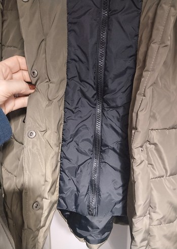 Midi Kışlık Fermuarlı Mont - Görsel 2