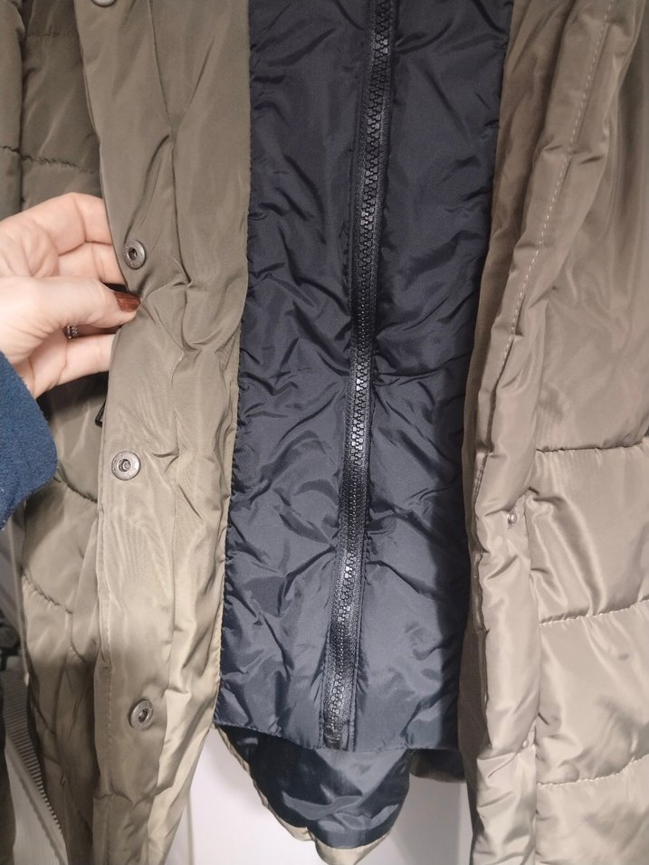 Midi Kışlık Fermuarlı Mont - Görsel 2