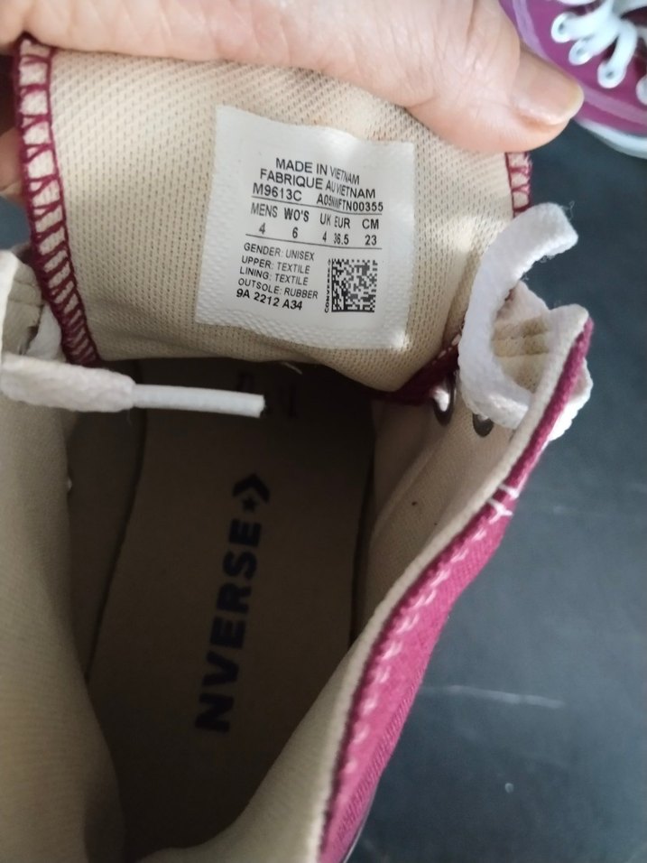 Bordo Converse Kadın Spor Ayakkabı - Görsel 2