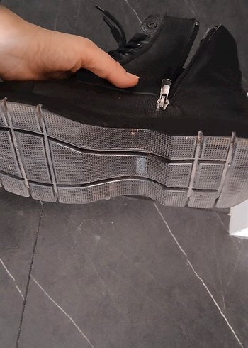 Siyah Deri Erkek Botlar - Görsel 6