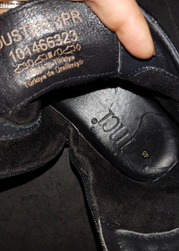 Siyah Deri Erkek Botlar - Görsel 4