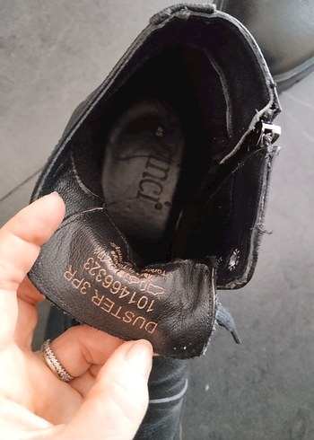 Siyah Deri Erkek Botlar - Görsel 3