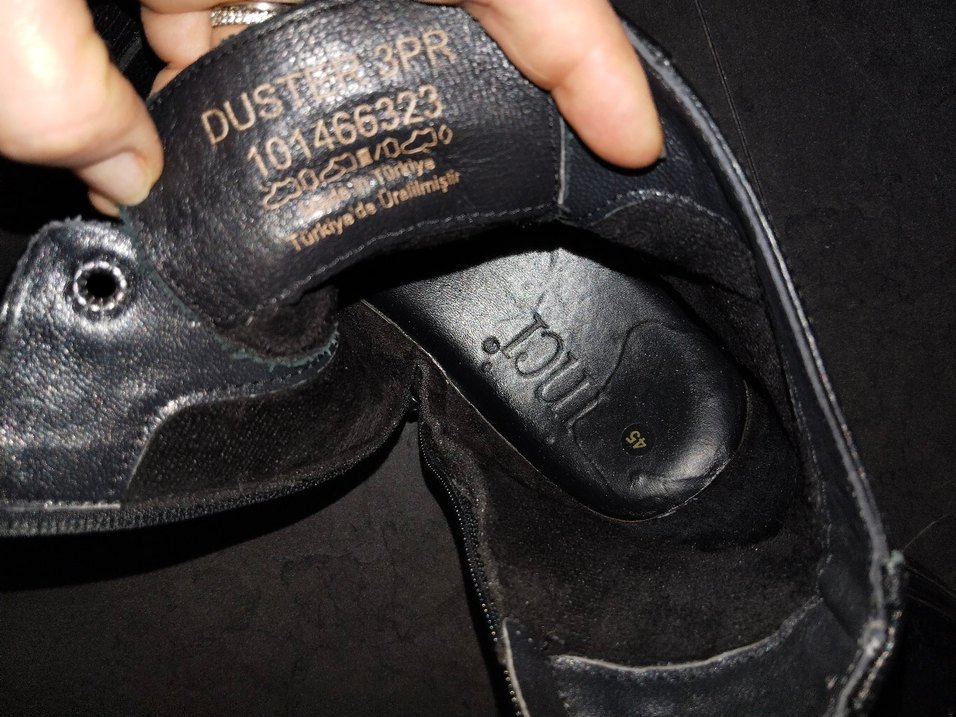 Siyah Deri Erkek Botlar - Görsel 4