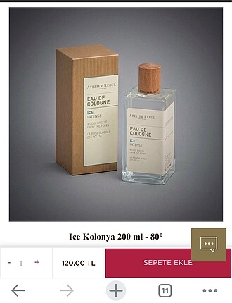  Beden Renk Rebul Ice 200 ml kolonya