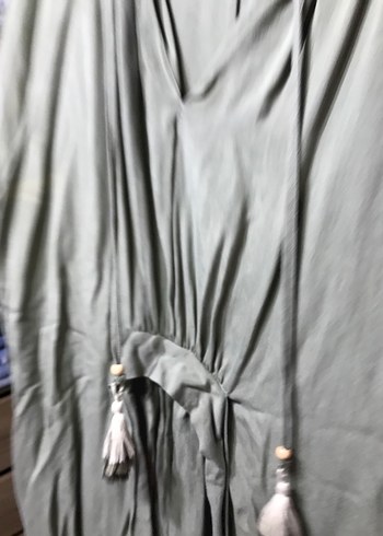 H&M V yaka uzun elbise