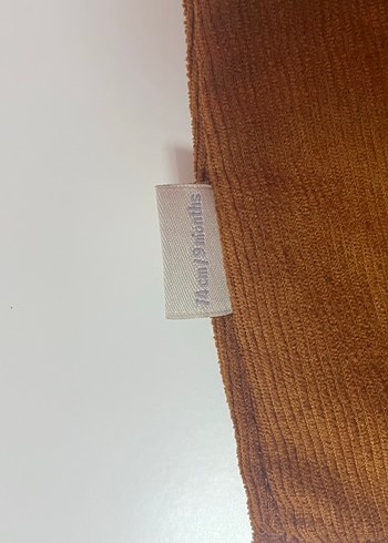 LC Waikiki Kahverengi Kadife Kız Elbisesi