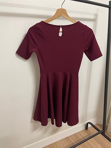 LC Waikiki Bordo elbise