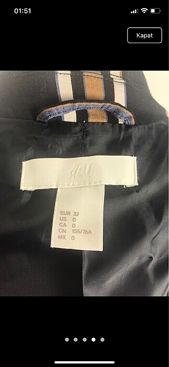 xs Beden çeşitli Renk Blazer ceket