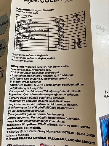 diğer Beden Kiyomi collagen beaty