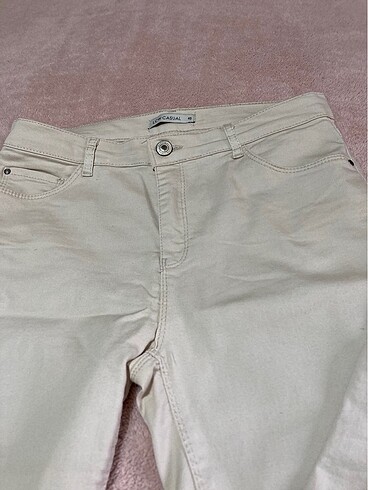 40 Beden Bej pantolon