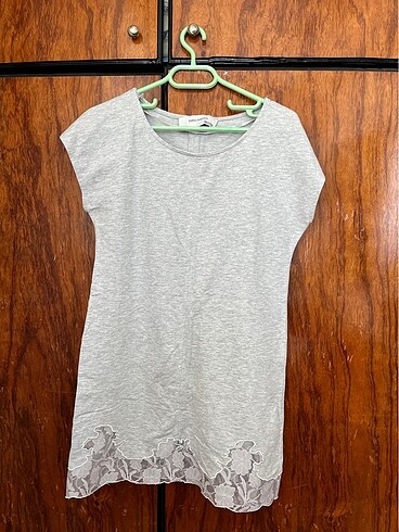 Zara collection gri günlük elbise