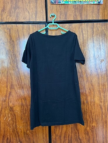 H&M basic siyah elbise