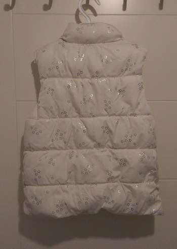 Beyaz Parlak Yıldızlı Old Navy Kız Çocuk Yelek 3 yaşYENI GIBI - Görsel 7